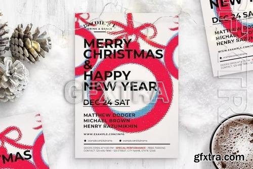 Modern Christmas Flyer Template FZFN2TX