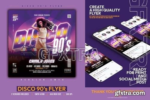 Disco 90's Flyer 3LTF5FJ