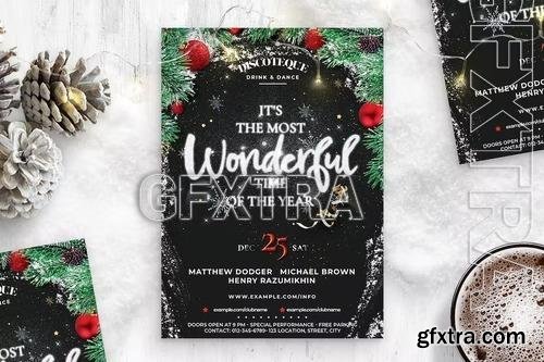 Festive Christmas Flyer Template ZT88Q4X