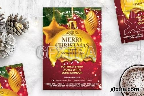 Merry Christmas Flyer Template VP52MMR