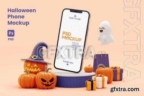 Halloween Phone Mockup TMWXQ56