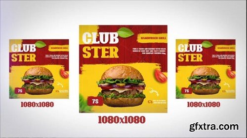 Videohive Restauraunt Menu Instagram Post 1080x1080 39555837