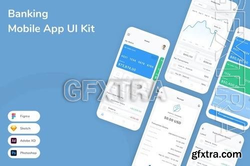 Banking Mobile App UI Kit Q8MPQXT