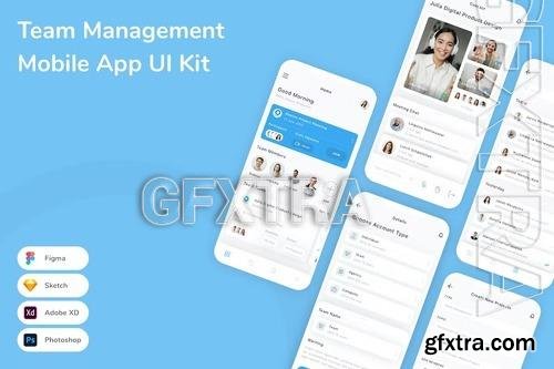 Team Management Mobile App UI Kit X243KKL