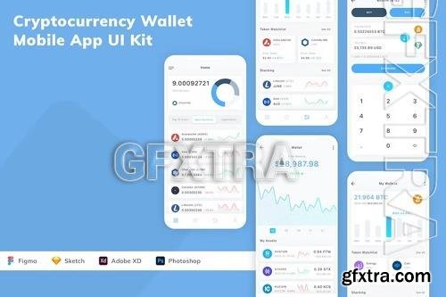 Cryptocurrency Wallet Mobile App UI Kit JUGWJJH