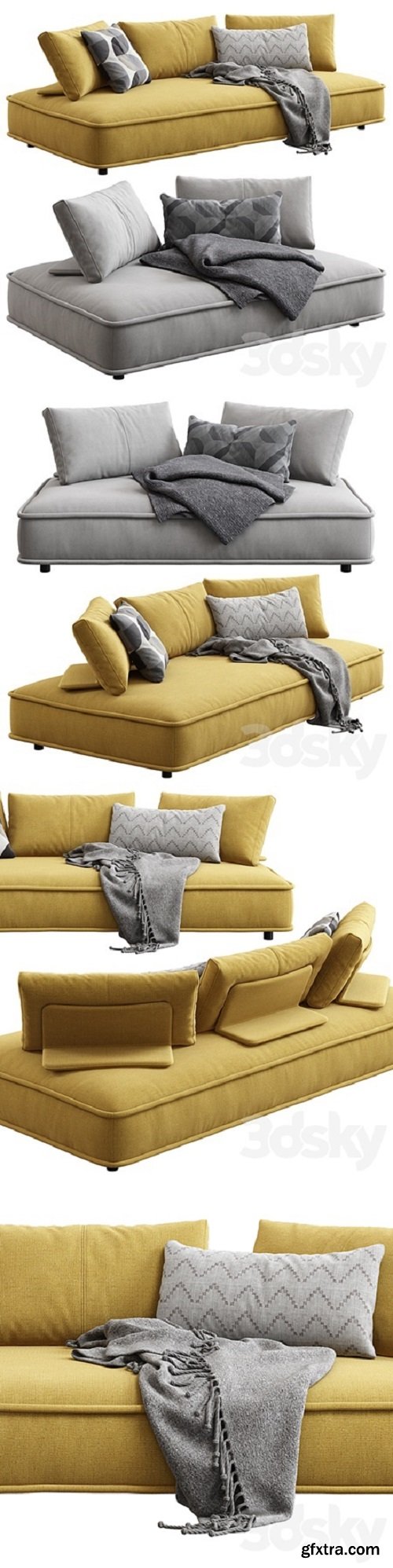 Roche Bobois / Escapade Large Sofa