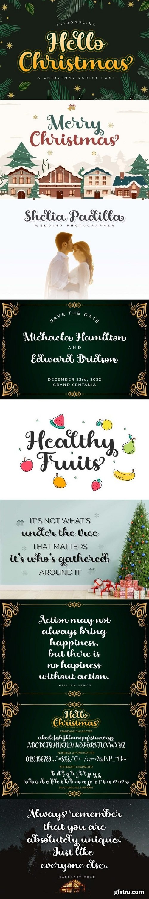 Hello Christmas Font