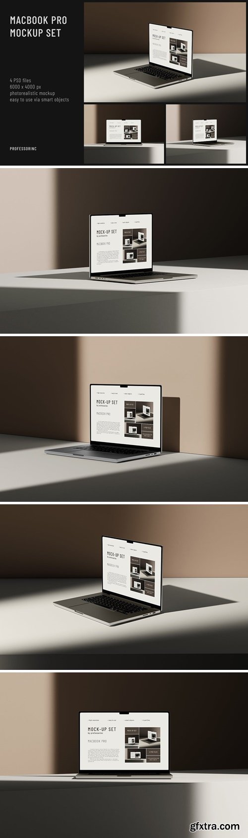 MacBook Pro Mockup Set KKGFD7J