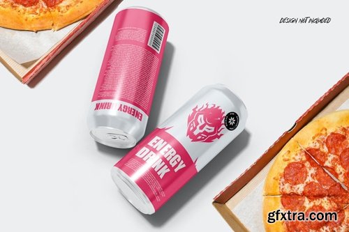 Energy Drink Mockup 654NL8P