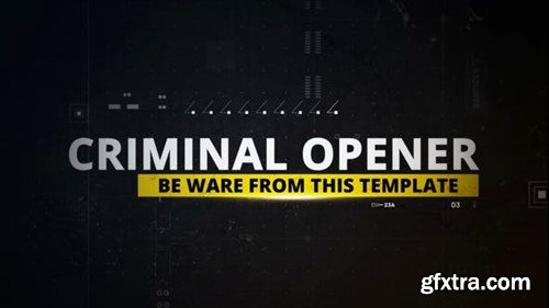 Videohive Criminal Opener 21795568