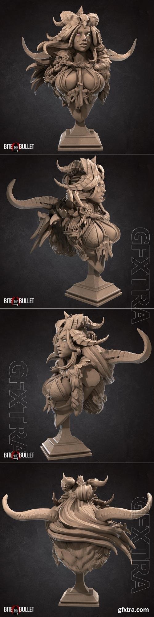 Circe Bust - Bite The Bullet 3D Print