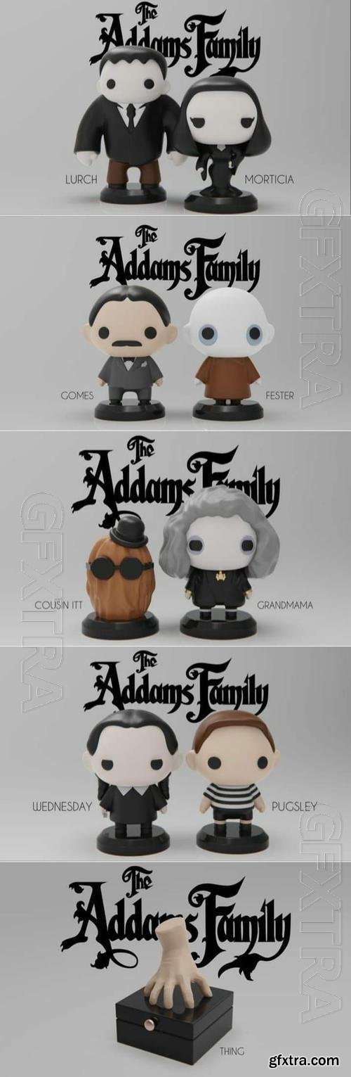 PlaKit - Adams Famely 3D Print