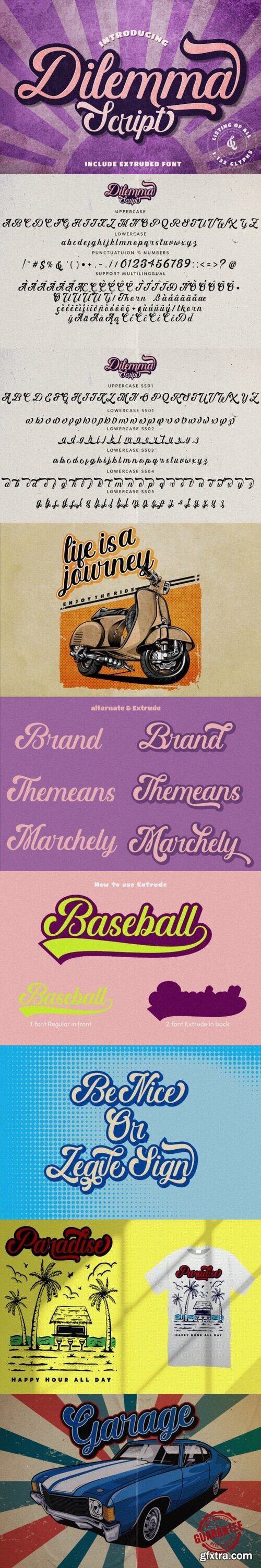 Dilemma Script Font