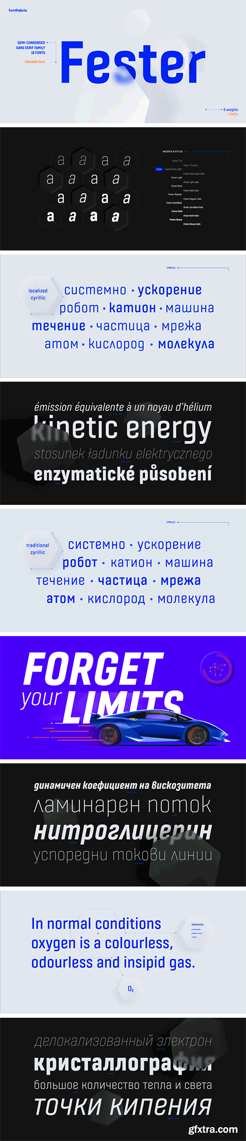 Fester Font Family