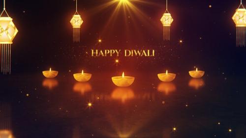 Videohive - Happy Diwali Logo Reveal Mogrt - 40060107 - 40060107