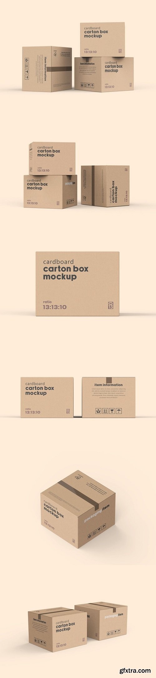 Square carton box mockup aspect ratio 131310