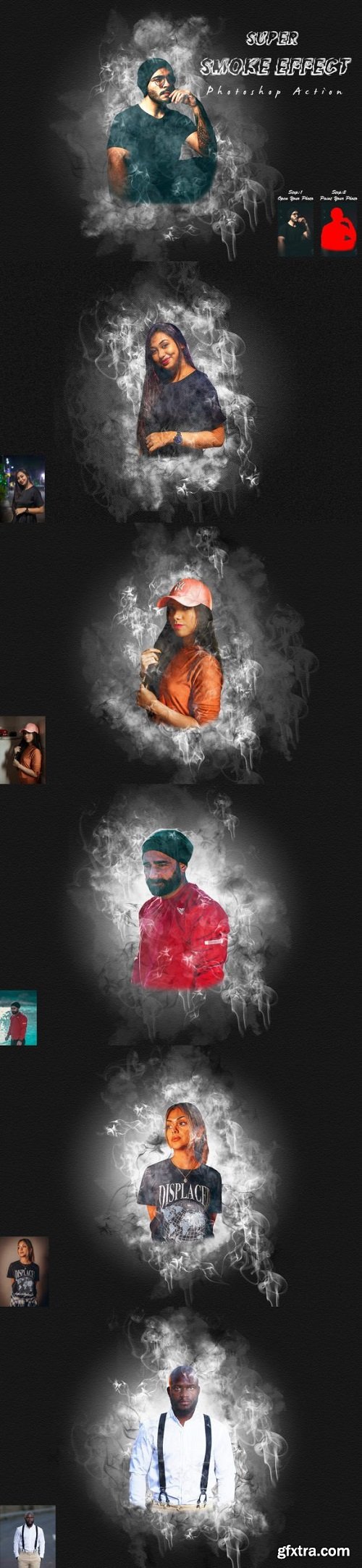 Super Smoke Effect Photoshop Action