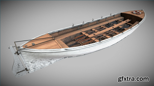 Boat Rettungskutter Compilation 3D Model