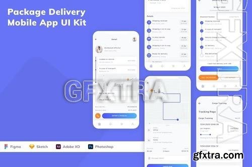 Package Delivery Mobile App UI Kit DB4CCPS