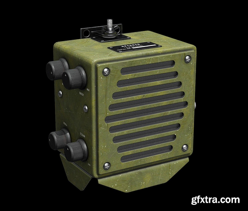 Military Speaker-Freepoly.org 3D Model