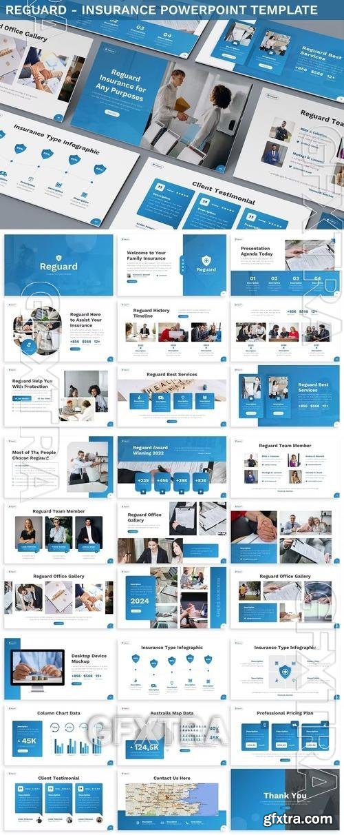 Reguard - Insurance Powerpoint Template GBS8LNF