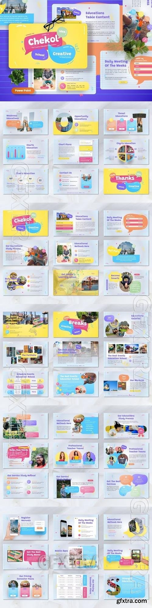 Chekol - Education Creative Powerpoint Template 86BC8X5