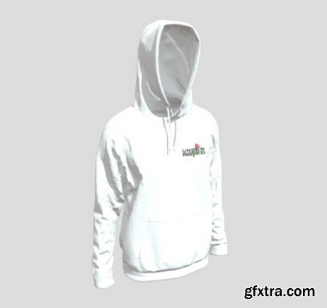 UnderRated Hoodie 3D Model