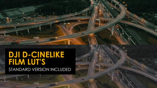 Videohive - DJI D-Cinelike Film and Standard LUTs for Final Cut - 39917125 - 39917125