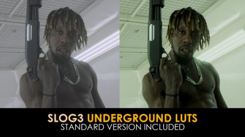 Videohive - Slog3 Underground And Standard LUTs for Final Cut - 39917187 - 39917187