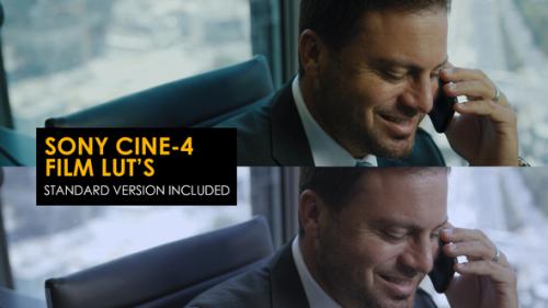 Videohive - Sony Cine-4 Film And Standard Luts for Final Cut - 39917289 - 39917289