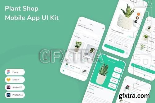 Plant Shop Mobile App UI Kit EKSF54K