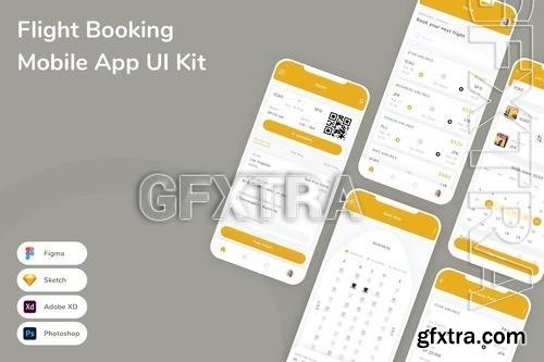 Flight Booking Mobile App UI Kit 7GGQJYA