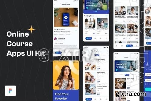 Online Course App UI Kit PCHLVD3