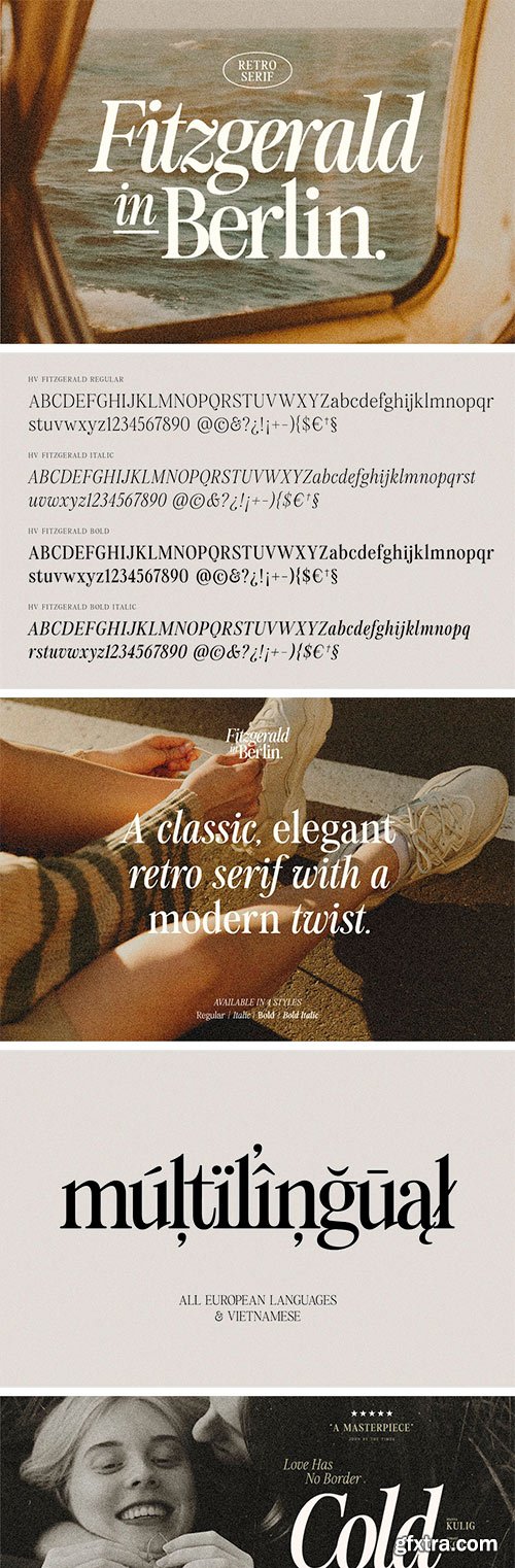 Fitzgerald - Classic Retro Serif