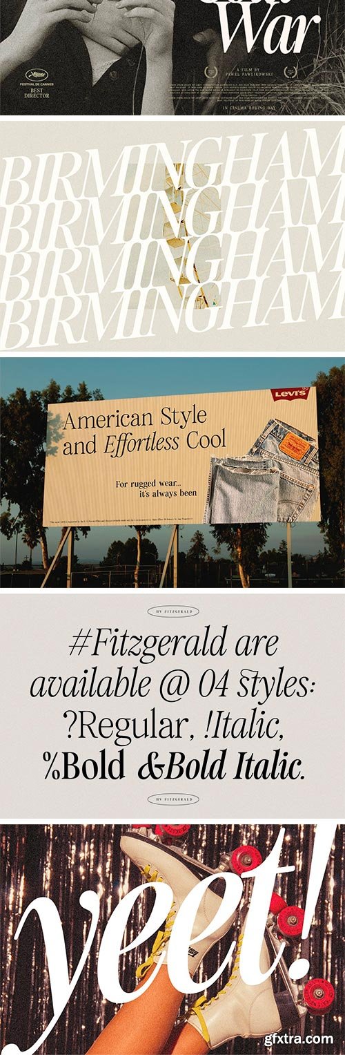 Fitzgerald - Classic Retro Serif