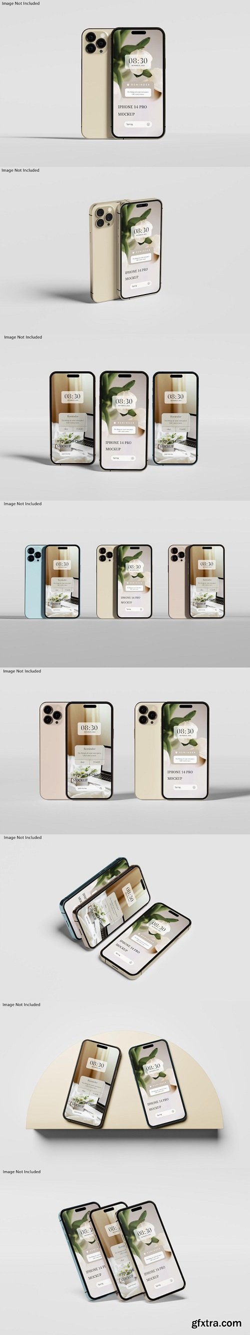 Iphone 14 pro psd mockup