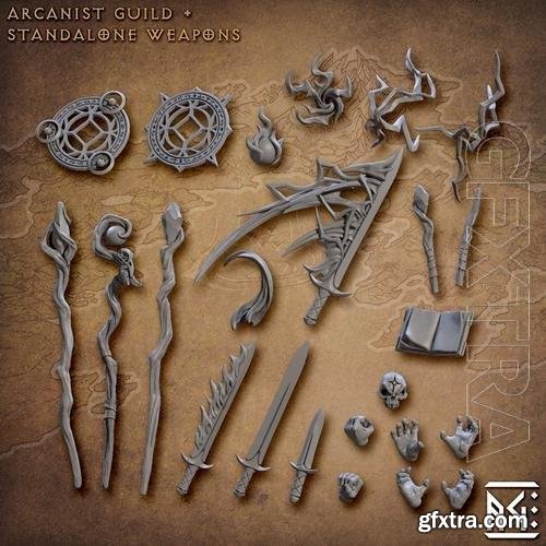 Artisan Guild - Standalone Weapons and Hands 3D Print