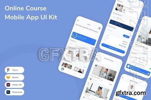 Online Course Mobile App UI Kit 6ZHD2UX