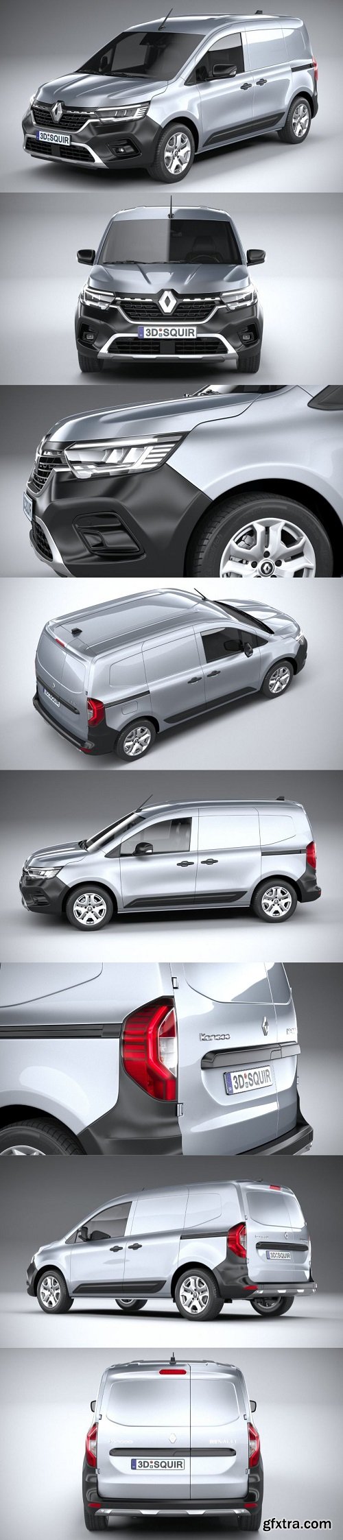 Renault Kangoo Van 2021 3D Model