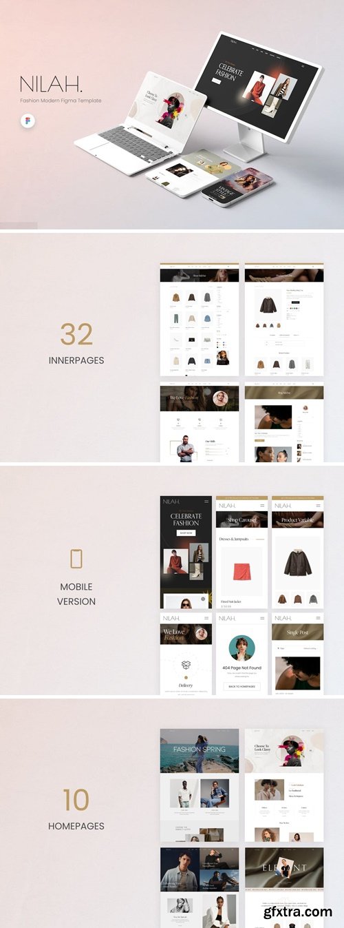 NILAH - Fashion Modern Figma Template EPE7QEZ