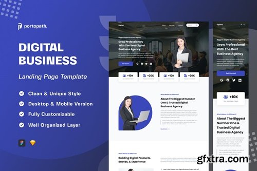 Digivolt - Digital Business Agency Landing Page L9S9QCR