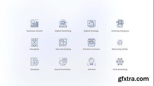 Videohive Digital Marketing- User Interface Icons 40109852