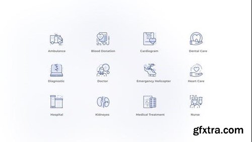 Videohive Medicine - User Interface Icons 40109869