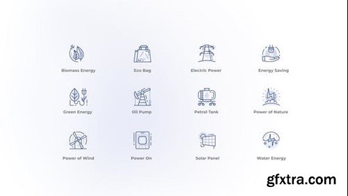 Videohive Power and Energy - User Interface Icons 40109972