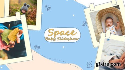 Videohive Space Baby Slideshow 40116343