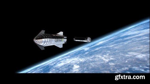 Videohive Reusable Rocket Launch 39846555