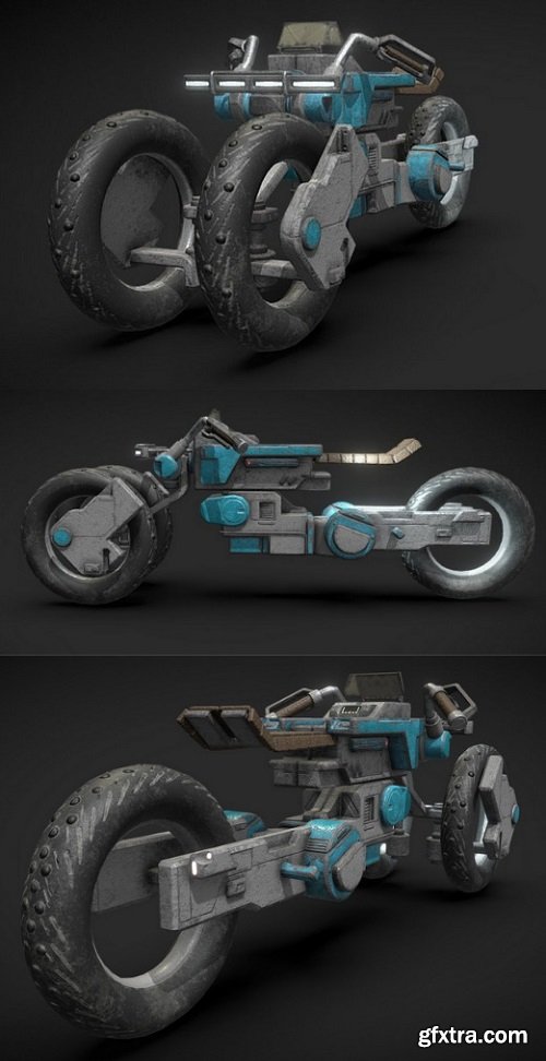 Athiel Motorcycle 3D Model