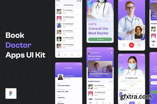 Book Doctor App UI Kit SR6DGLK