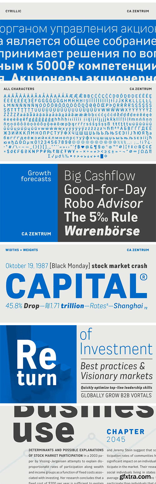 CA Zentrum Font Family