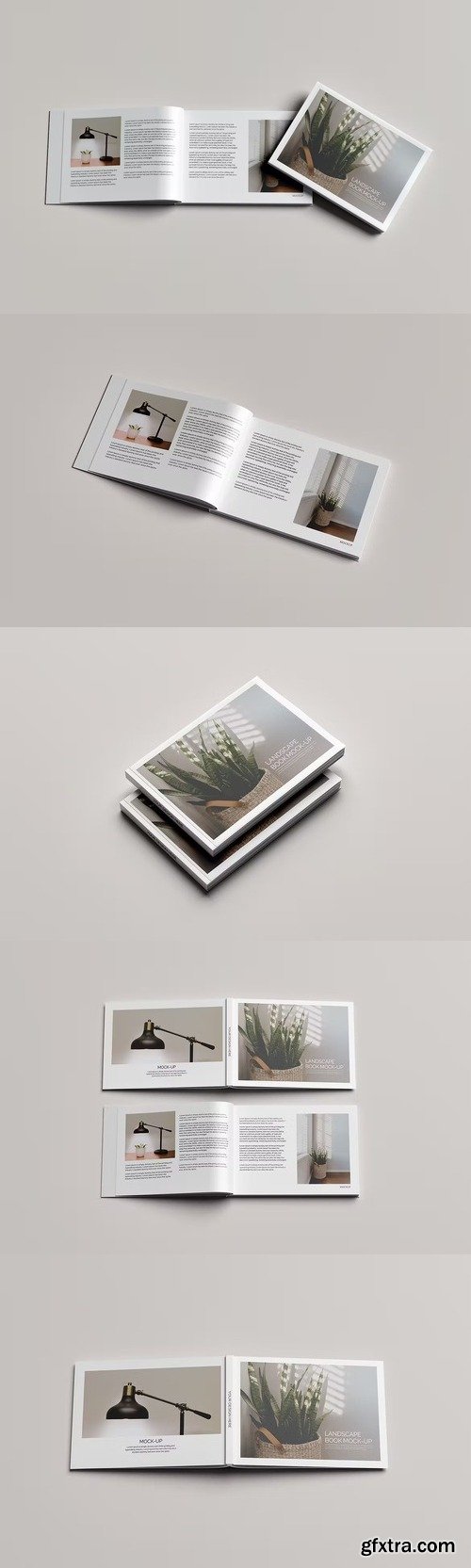 Landscape Book Mockup